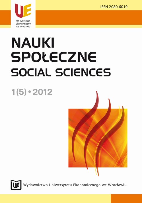 Nauki Społeczne 1(5)