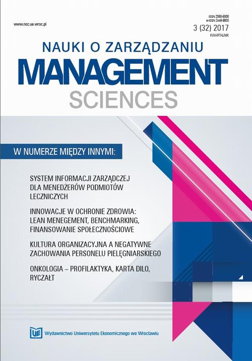 Nauki o Zarządzaniu. Management Sciences 2017 3(32)