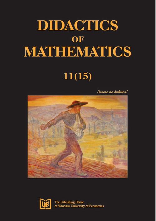 Didactics of Mathematics, nr 11(15)