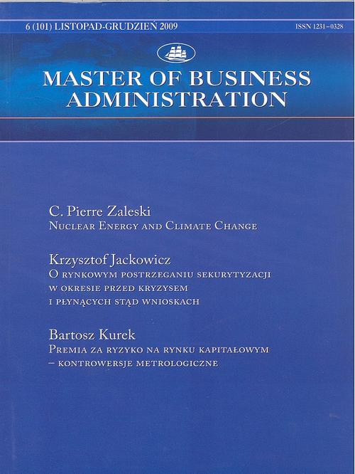 Master of Business Administration - 2009 - 6