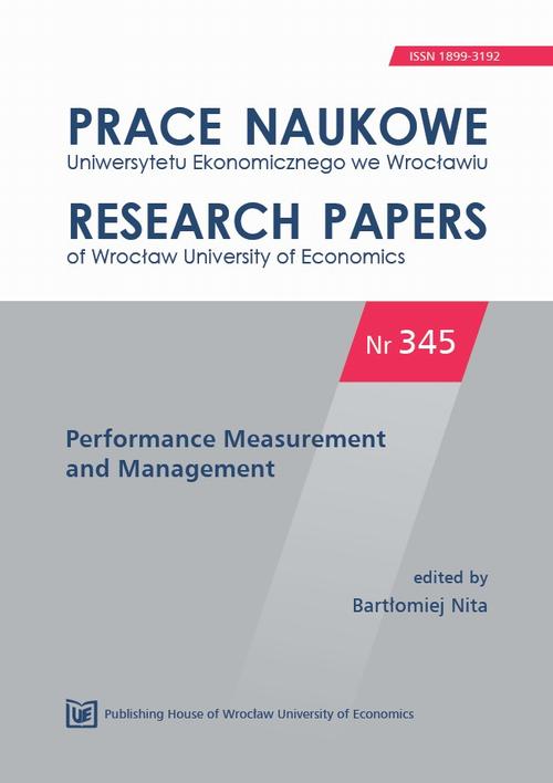 Performance Measurement and Management. PN 345