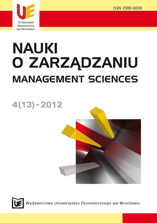 Nauki o Zarządzaniu 4(13)