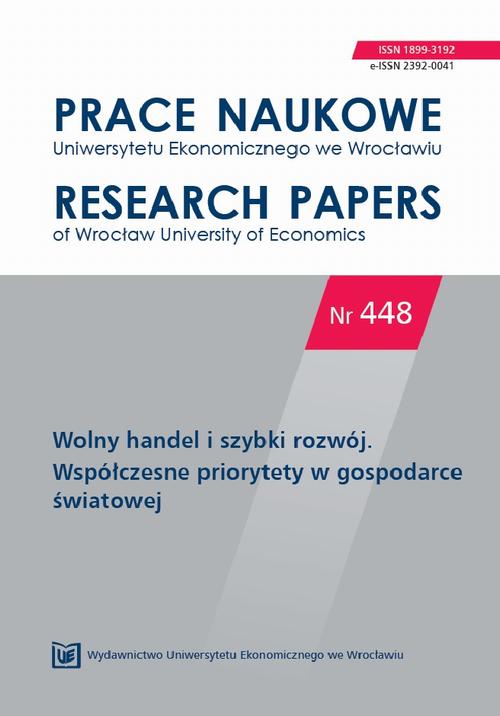 Prace Naukowe Uniwersytetu Ekonomicznego we Wrocławiu, nr 448