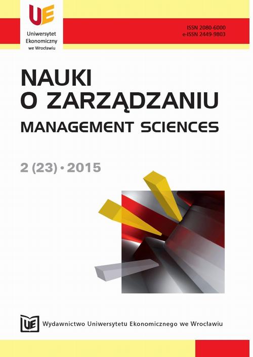 Nauki o Zarządzaniu 2015, nr 2(23)