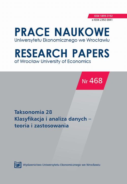 Prace Naukowe Uniwersytetu Ekonomicznego we Wrocławiu nr 468