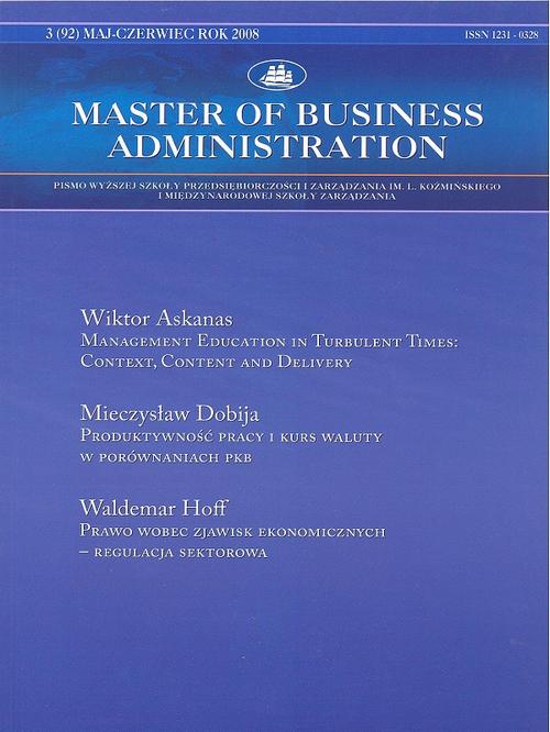 Master of Business Administration - 2008 - 3