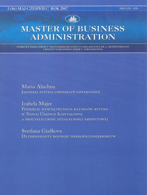 Master of Business Administration - 2007 - 3