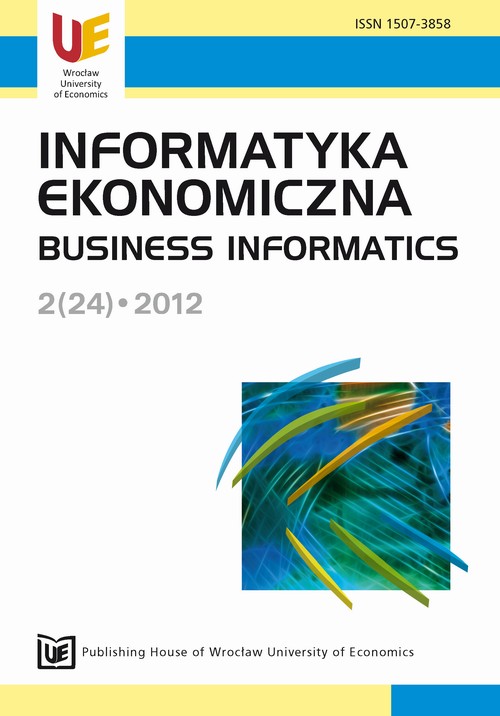 Informatyka Ekonomiczna 2(24)