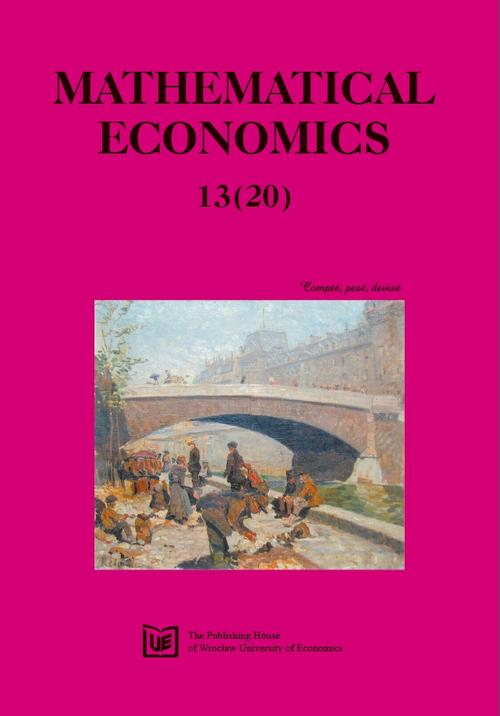 Mathematical Economics 13(20)