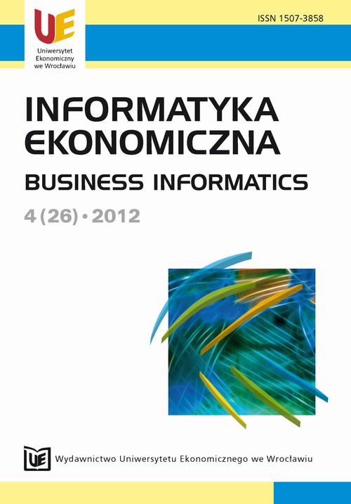 Informatyka Ekonomiczna 4(26)