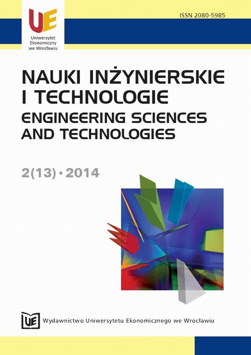 Nauki Inżynierskie i Technologie 2014, Nr 2 (13)