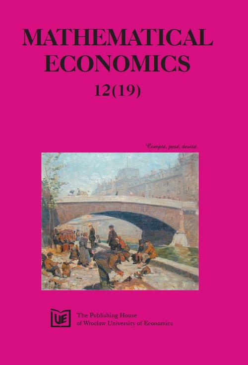 Mathematical Economics 12(19)