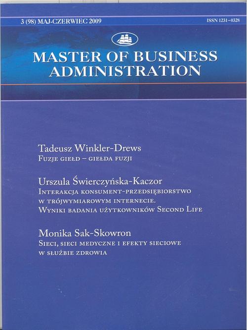 Master of Business Administration - 2009 - 3