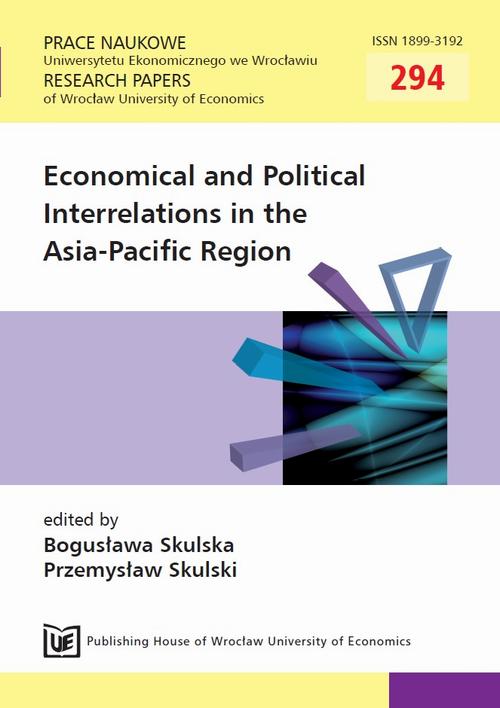 Economical and Political Interrelations in the Asia-Pacific Region. PN 294