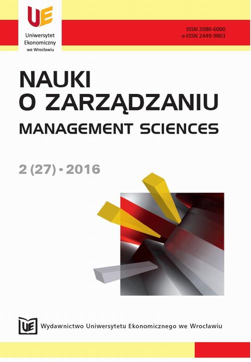 Nauki o Zarządzaniu 2(27)