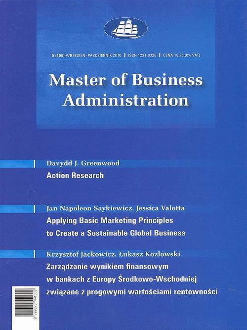 Master of Business Administration - 2010 - 5