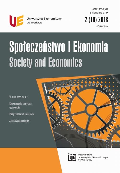 Społeczeństwo i Ekonomia 2(10) 2018