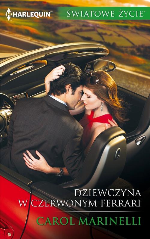 Dziewczyna w czerwonym ferrari