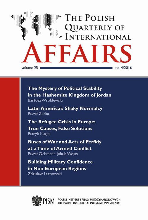 The Polish Quarterly of International Affairs 4/2016