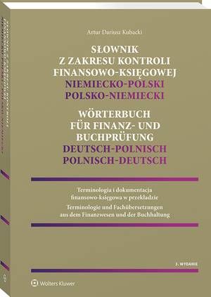 Słownik z zakresu kontroli finansowo-księgowej – niemiecko-polski, polsko-niemiecki