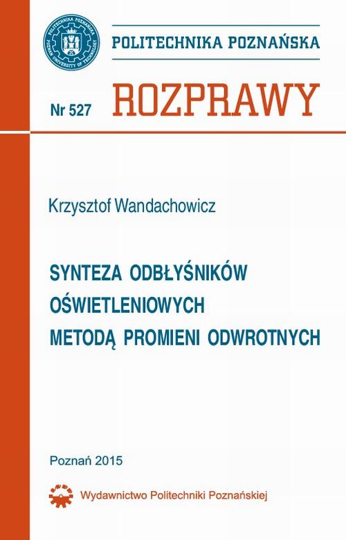 Synteza odbłyśników oświetleniowych metodą promieni odwrotnych