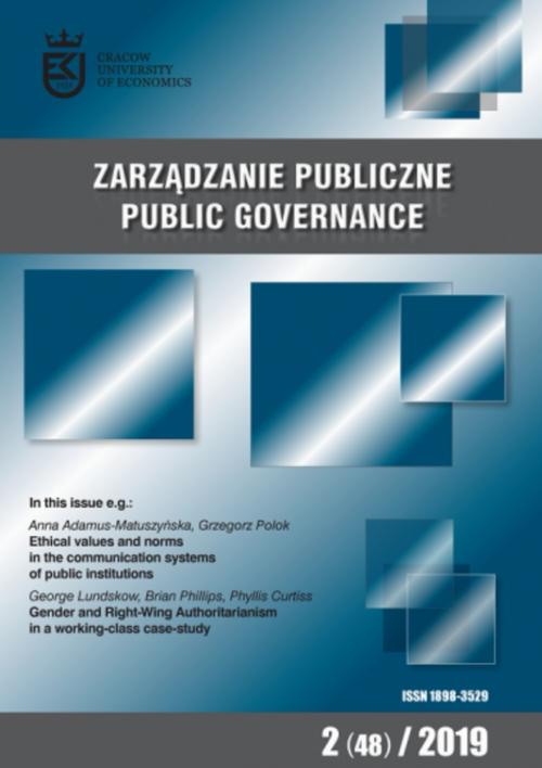 Zarządzanie Publiczne nr 2(48)/2019