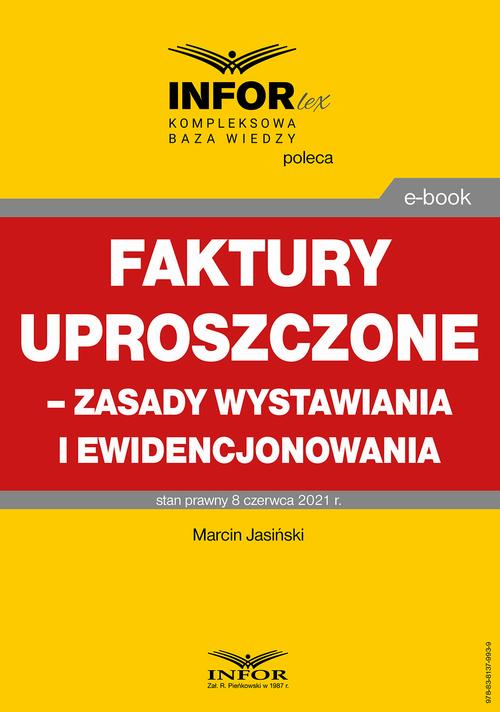 Faktury uproszczone – zasady wystawiania i ewidencjonowania
