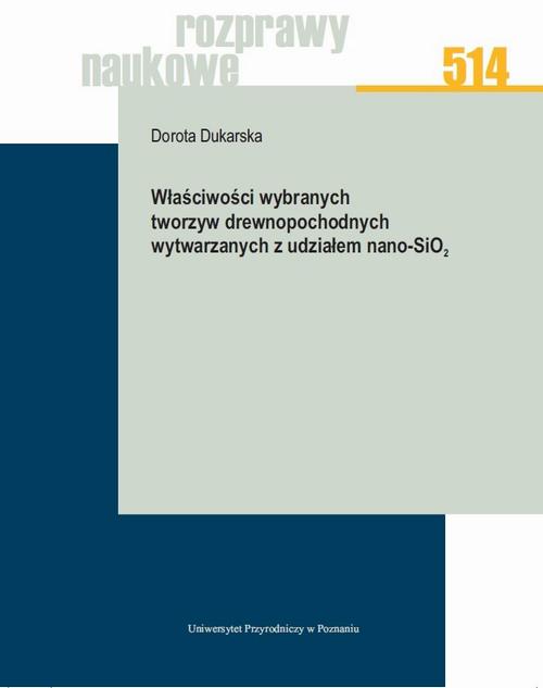 Właściwości wybranych tworzyw drewnopochodnych wytwarzanych z udziałem nano-SiO2
