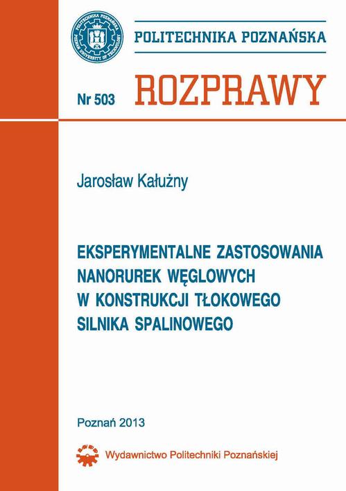 Eksperymentalne zastosowania nanorurek węglowych w konstrukcji tłokowego silnika spalinowego