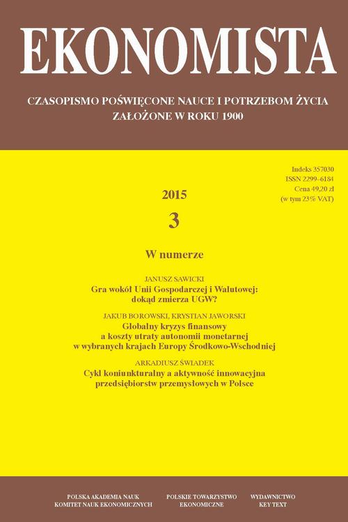 Ekonomista 2015 nr 3