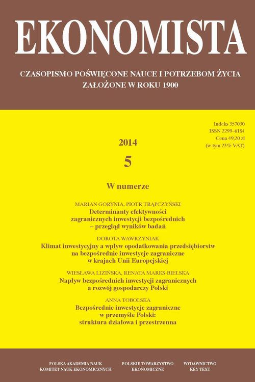 Ekonomista 2014 nr 5