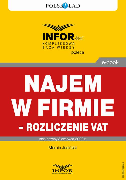 Najem w firmie – rozliczenie VAT