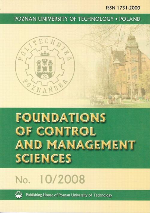 Foundations of Control 10/2008