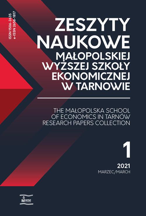 Zeszyty Naukowe Małopolskiej Wyższej Szkoły Ekonomicznej w Tarnowie 1/2021
