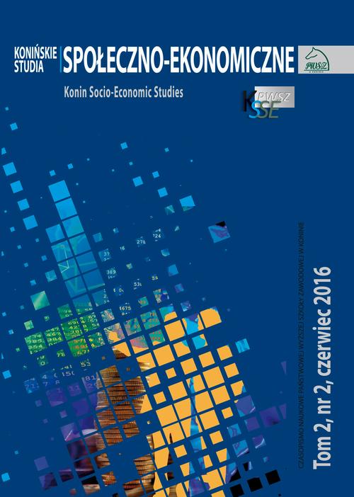 Konińskie Studia Społeczno-Ekonomiczne Tom 2 Nr 2 2016