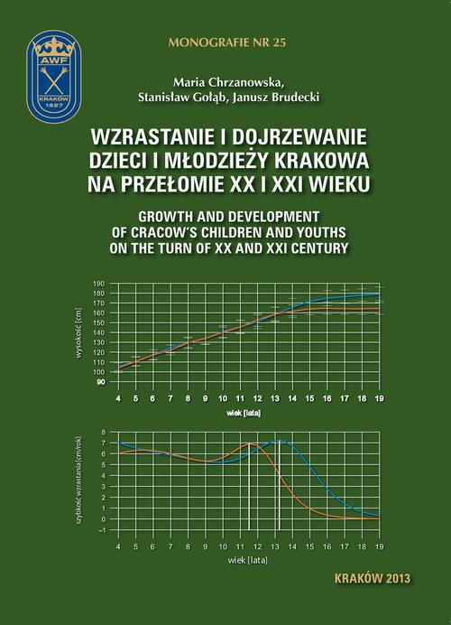 Wzrastanie i dojrzewanie dzieci i młodzieży Krakowa na przełomie XX i XXI wieku