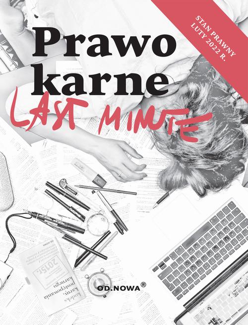 Last Minute Prawo karne 2022