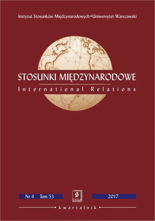 Stosunki Międzynarodowe nr 4(53)/2017