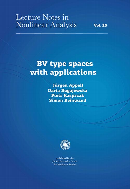 BV type spaces with applications