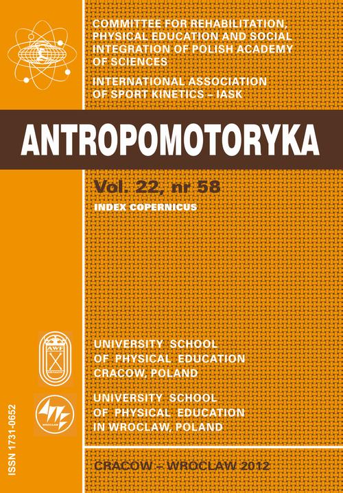 ANTROPOMOTORYKA 58/2012