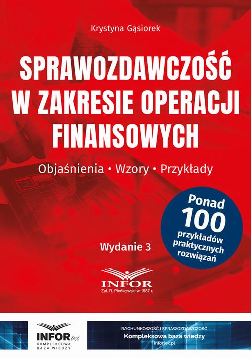 Sprawozdawczość w zakresie operacji finansowych
