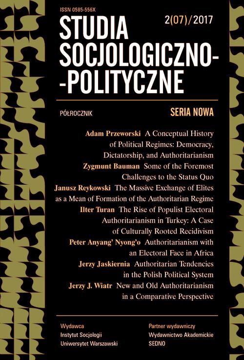 Studia Socjologiczno-Polityczne 2(07)/2017