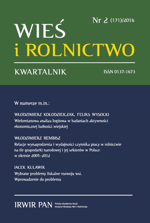 Wieś i Rolnictwo nr 2(171)/2016