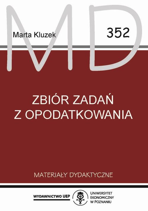 Zbiór zadań z opodatkowania