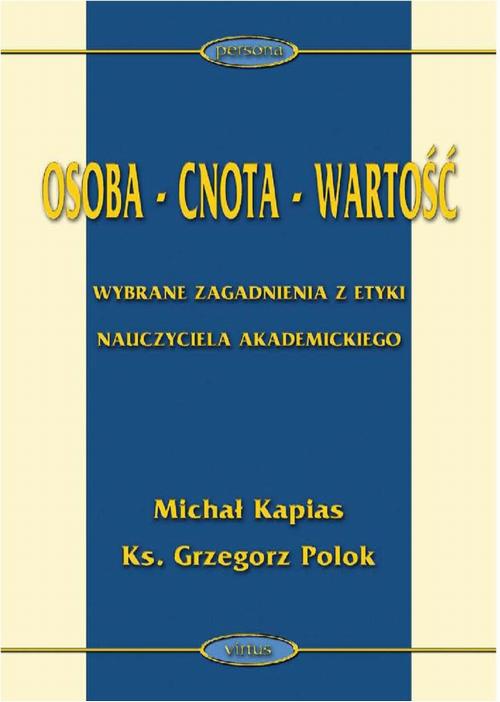 Osoba - cnota - wartość