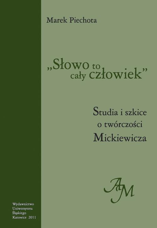 "Słowo to cały człowiek"