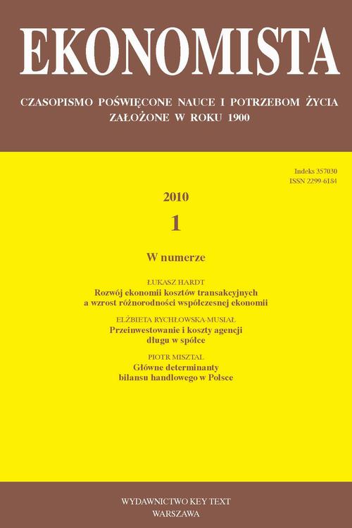Ekonomista 2010 nr 1