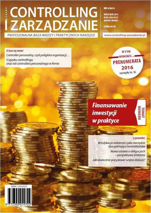 Controlling i Zarządzanie (nr 5/2015)