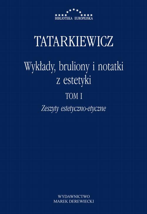 Wykłady, bruliony i notatki z estetyki