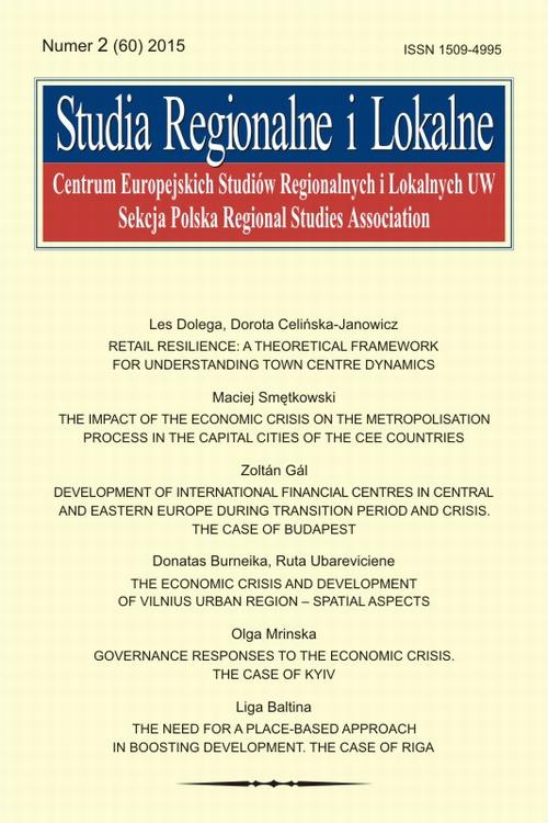 Studia Regionalne i Lokalne nr 2(60)/2015